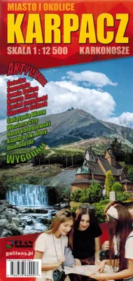 Produktbild von Karpacz und Umgebung 1:12.500. Touristenkarte / Stadtplan. Ausgabe 2024. Galileos