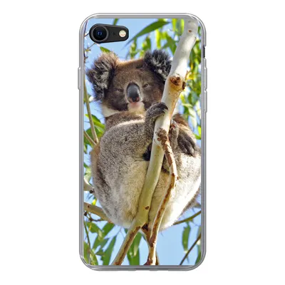 Produktbild von MuchoWow® Handyhülle Schutzhülle Hülle für iPhone SE 2022 Koala - Luft - Kinder - Jungen - Mädchen Silikon Softcase Handy Hülle - Schutzhülle