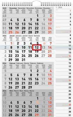 Immagine prodotto di rido idé calendario da parete 4 mesi calendario combinato planner 4 2026