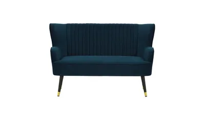 Produktbild von SLF24 - Zweisitzer-Sofa Giselle - blau - Velluto 11