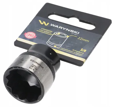 Produktbild von Waryński Zwölfkant-Stecknuss 3/8 Zoll 22 mm Werkzeug