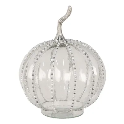 Produktbild von Clayre & Eef Dekoration Kürbis Ø 15x19 cm Transparant Glas
