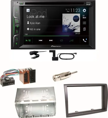 Produktbild von Pioneer AVH-A3200DAB Bluetooth DAB CD Einbauset für Fiat Ducato Boxer Jumper