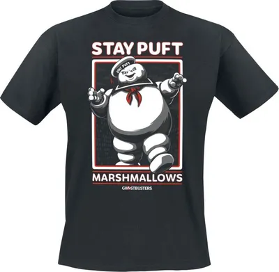 Obrázek produktu pro Krotitelé duchů Stay Puft Marshmallows Tričko černá S