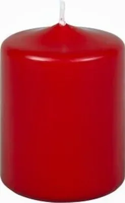 Produktbild von Premium Stumpenkerzen Antik Rot 80 x 60 mm, 1 Stück