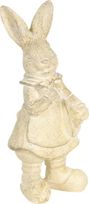 Produktbild von Clayre & Eef Figur Kaninchen 13 cm Beige Polyresin