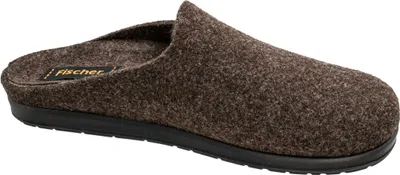 Produktbild von Fischer Herren Pantoffel Filz Hausschuh lose Einlagen 644803, Größe:46 EU, Farbe:Braun