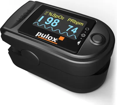 Produktbild von Pulox - PO-200A Solo - Finger-Pulsoximeter - Schwarz