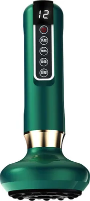 Produktbild von Elektrisches Kratzinstrument,Massagegeräte, 12 fache Schrittheizungs Saugeinstellun,natürlicher Meteorit,Grün,Tiefenkonditionierung