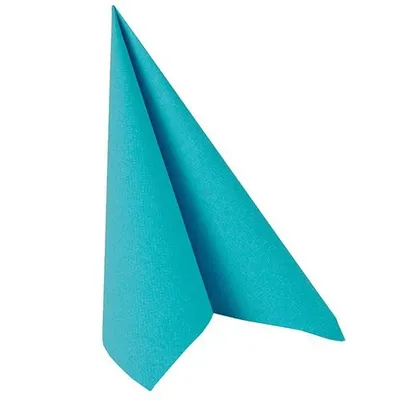 Produktbild von Servietten "ROYAL Collection" 1/4-Falz 40 cm x 40 cm türkis