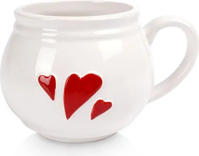 Produktbild von Großer Porzellanbecher zum Trinken von Tee, Kräutern, Kaffee, Schokolade, Erhitzen XL