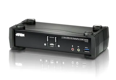 Obrázek produktu pro ATEN CS1922, 4096 x 2160 px, 4K Ultra HD, 2 W, Černá