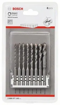 Obrázok produktu pre Súprava vrtákov Bosch 2608577142 na keramiku