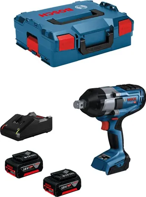 Image de Visseuse à chocs BOSCH GDS 18V-1050 H (2 x 5,0 Ah + GAL18V-40 + L-Boxx 136)