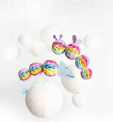 Produktbild von folia Wabenpapier RAINBOW 30-lagig 210 x 330 mm nassfest