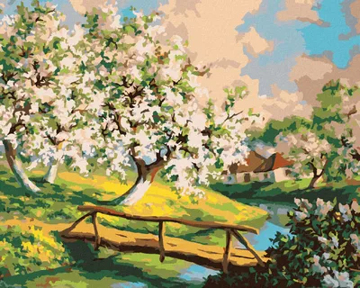 Produktbild von Zuty - Malen nach Zahlen - BLÜHENDE GÄRTEN, 40x50 cm, ohne Keilrahmen