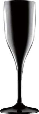 Produktbild von Champagner-/Proseccoflote - schwarz - 150 ml - Kunststoff - Glaser