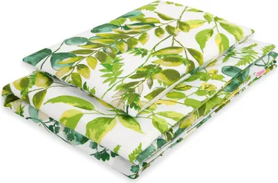 Image de parure de lit enfant 2 pièces coton 135x100 cm - Eucalyptus