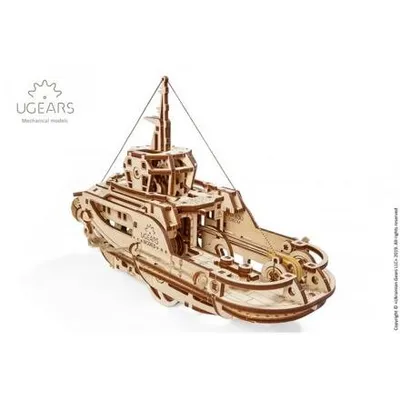 Obrázek produktu pro 3D dřevěné mechanické puzzle Remorkér