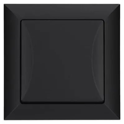 Immagine prodotto di Interruttore a incasso, colore nero, modello Pola 33204