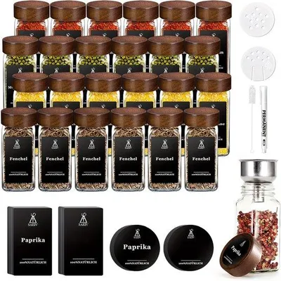 Produktbild von Kruidenorganizer für die Küche, 120 ml, mit Etiketten