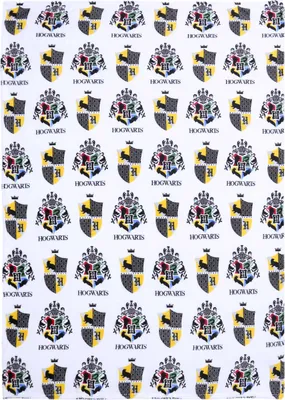 Produktbild von Harry Potter Hufflepuff Decke Bettdecke weiß-gelb 120x150