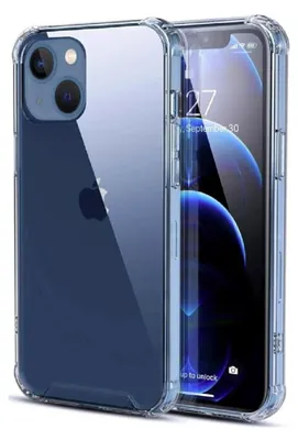 Produktbild von Wisam Apple iPhone 13 6.1" Anti Shock Silikon Case Schutzhülle Clear Hülle