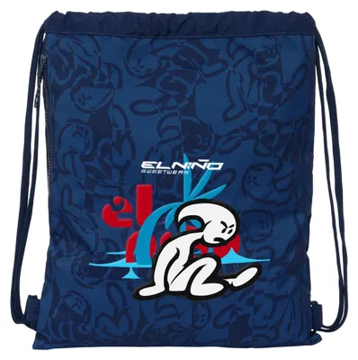Produktbild von Safta El Niño Paradise Sport-Rucksack, Kordelzug, 35 x 45 cm, Marineblau