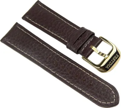 Produktbild von Festina Ersatzband Uhrenarmband Leder 20mm Dunkelbraun für F16580/3 F16580