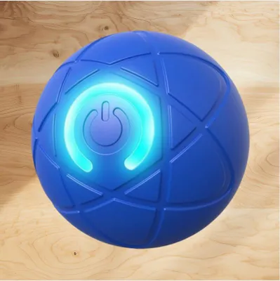 Produktbild von INF Interaktives Katzenspielzeug: Elektrischer Rollball für Haustierspaß Blau