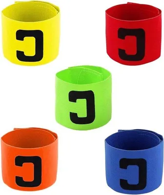 Produktbild von Elastische Fußballarmbänder Set 5 Farben
