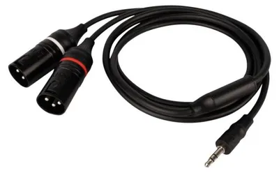 Produktbild von FL120 - Stereo-Miniklinkenstecker, auf 2 XLR/M 3P