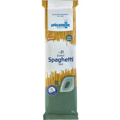Produktbild von Dinkel-Spaghetti hell 500g 2er Pack