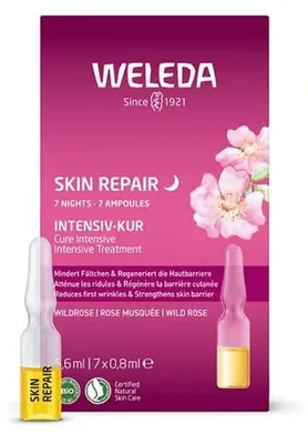 Produktbild von WELEDA Regenerierende Nachtpflege mit Wildrose (7 Ampullen)