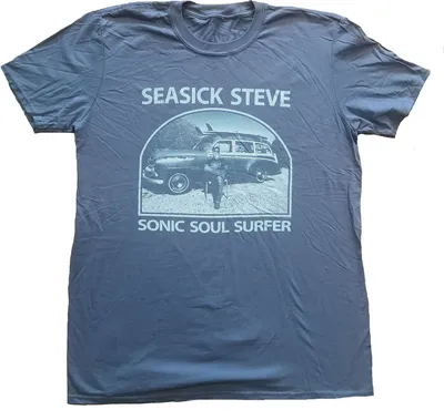 Produktbild von Seasick Steve - "Sonic Soul Surfer" T-Shirt für Herren/Damen Uni RO4832 (M) (Blau)