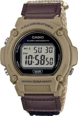 Produktbild von Casio Uhr Illuminator - Green Style Strap W-219HB-5AVDF