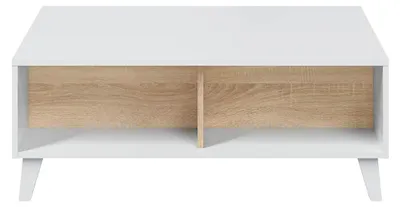 Image de CALICOSY - Table basse avec plateau partiellement relevable L100 cm - Zaiken Plus