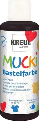 Produktbild von KREUL MUCKI Acrylfarbe schwarz 80,0 ml