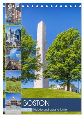 Produktbild von BOSTON Historie und urbane Idylle (Tischkalender 2027 DIN A5 hoch), CALVENDO Monatskalender