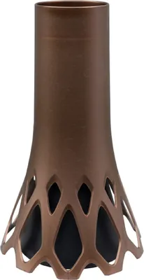 Produktbild von Grabvase Roseta mit Sockelgewicht, Farbe:Bronze