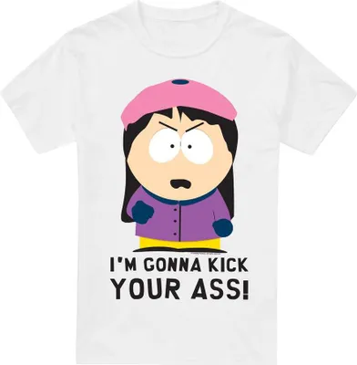 Obrázok produktu pre South Park - Tričko "Nakopem ti prdel" pre mužov TV7234 (XL) (Biela)