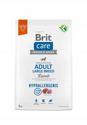 Produktbild von Brit Care Hypoallergenes Hundefutter für Erwachsene, groß, Lamm, 3 kg