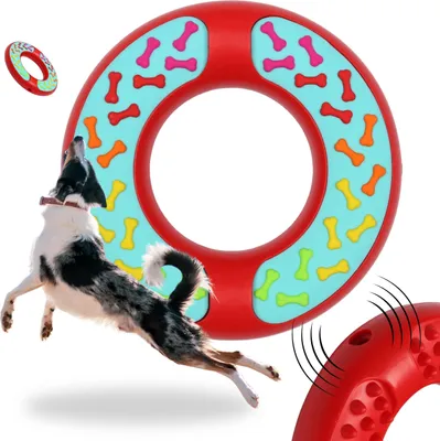 Produktbild von APPORTIERSCHEIBE, DISK für Hunde, Frisbee, Wurfspielzeug für Hunde 13,8 cm
