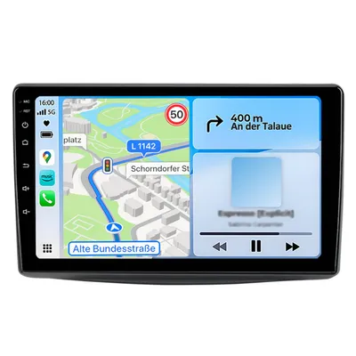 Image de Autoradio pour Alfa Romeo Mito 955 (2008-2016) : CarPlay sans fil, Android Auto, navigation GPS, 4+64 Go, écran 9 pouces, 4G LTE, Wi-Fi, DSP, Bluetooth, DAB+