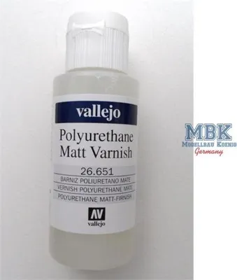 Image de Vernis acrylique-polyuréthane mat Vallejo 60 ml 26651