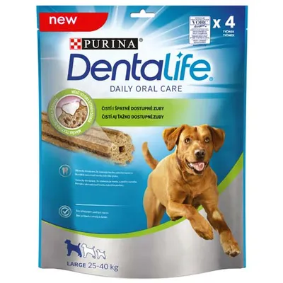 Zdjęcie produktu dla PURINA DENTALIFE Przysmak dla psów rasy dużej 4 x 142 g