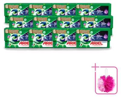 Produktbild von 12 x Ariel All-in-1 Pods Touch of Lenor Unstoppables Waschmittelkapseln - Sparpackung - 12 Stücke