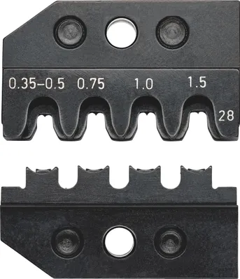 Produktbild von KNIPEX 97 49 28 Crimpeinsatz für Stecker der AMP-Superseal 1.5 Serie von Tyco Electronics