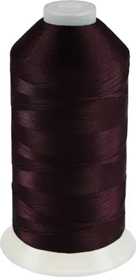 Produktbild von 3000m Nähgarn Polyester 210D/2 UV-beständig Sattlergarn Jeansgarn Ledergarn 13 Farben erhältlich, Farbe:A639 dunkelbordeaux