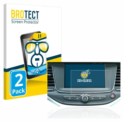 Produktbild von 2x Für Opel Astra K IntelliLink R 4.0 2018 Schutzfolie BROTECT Displayschutz Display Schutz Folie Klar Transparent